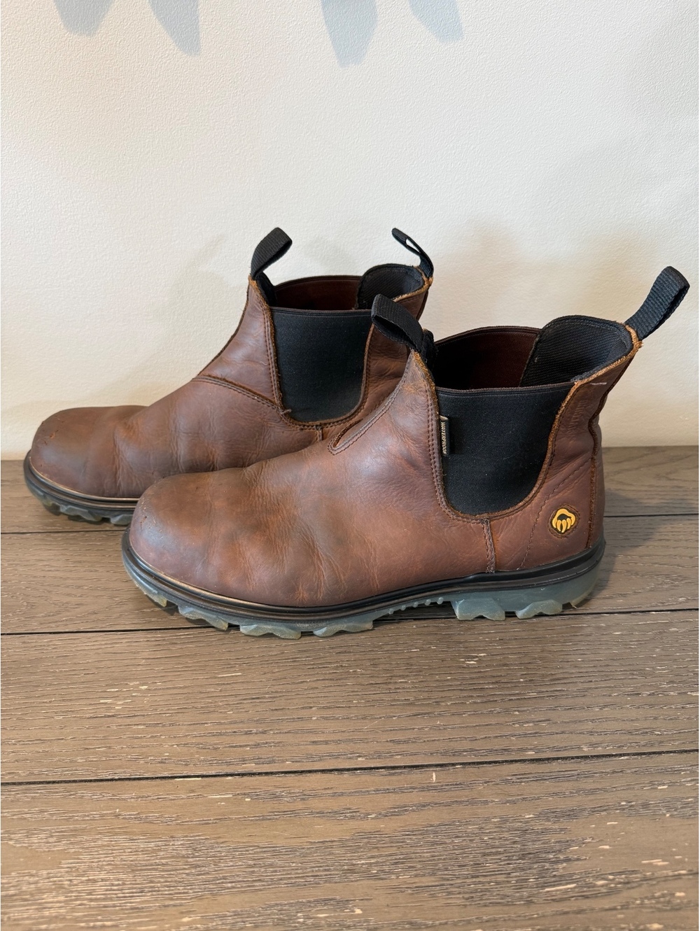 Wolverine Brown Leather Chelsea Boots Men’s Size 11